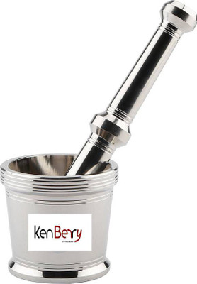 

Kenberry Kutani Size 1 ( 100 Ml ) Steel Masher(Silver)
