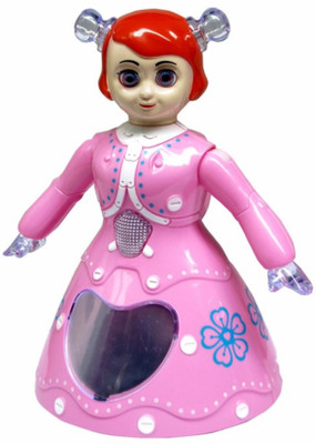 

S.Blaze 3D Led Light & Sound with 360 degree Rotation Dance Princess Robot for Girls(Multicolor)