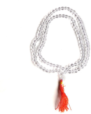 Devbhoomi Haridwar Devbhoomi Haridwar Rudraksh Mala with Cap + Sphatik Mala Wood Chain