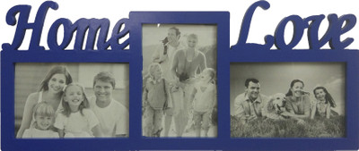 

ME Decor Generic Photo Frame(Blue, 3 Photos)