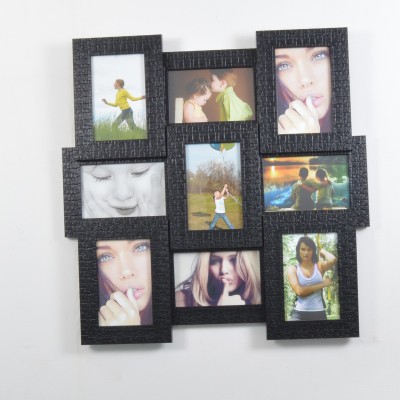 

frame world Generic Photo Frame(Black, 9 Photos)