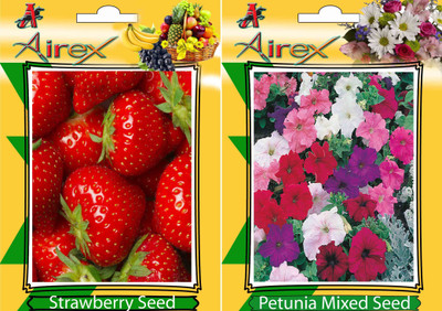

Airex Strawberry, Petunia Mixed Seed(25 per packet)