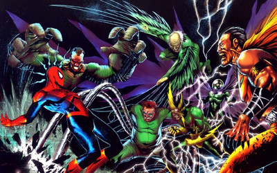 

SPIDERMAN COMIC WALLPAPER ON FINE ART HD PICTURE ON 24X36 LARGE PAPER Photographic Paper(36 inch X 24 inch, Rolled)