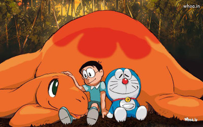 

DORAEMON CARTTON CHARACTER HD WALLPAPER ON FINE ART PAPER ON 24X36 LARGE PAPER Photographic Paper(36 inch X 24 inch, Rolled)