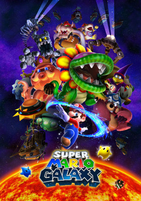 

super mario galaxy # shigeru miyamoto # mario HD ON FINE ART PAPER POSTER ON 24X36 LARGE PAPER Photographic Paper(36 inch X 24 inch, Rolled)