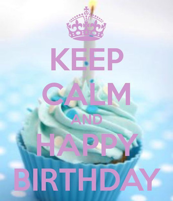 

KEEP CALM AND HAPPY BIRTHDAY HD POSTER WALLPAPER ON FINE ART PAPER ON 24X36 LARGE PAPER Photographic Paper(36 inch X 24 inch, Rolled)