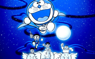 

DORAEMON CARTTON CHARACTER HD WALLPAPER ON FINE ART PAPER ON 24X36 LARGE PAPER Photographic Paper(36 inch X 24 inch, Rolled)