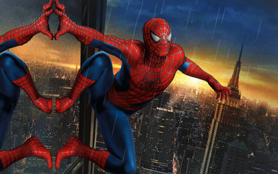 

SPIDERMAN WALLPAPER ON HD WALL FINE ART HD PICTURE ON 24X36 LARGE PAPER Photographic Paper(36 inch X 24 inch, Rolled)