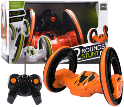 Webby 2 Rounds Stunt 360° Roll Radio Control High Speed Racing Stunt Car (Orange)(Orange)