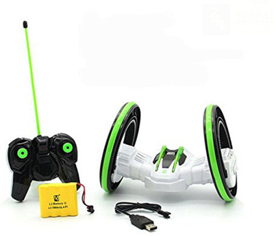 

Webby 2 Rounds Stunt 360° Roll Radio Control High Speed Racing Stunt Car (White)(White)