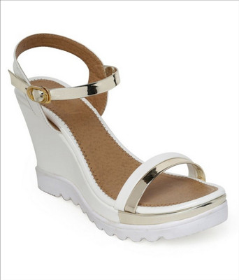

Shoe Cloud Women White Wedges