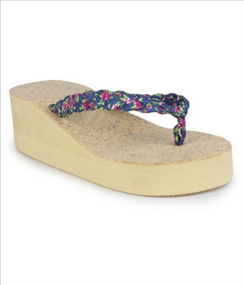 

Shoe Cloud Women Blue Wedges