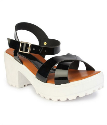 

Shoe Cloud Women Black Wedges
