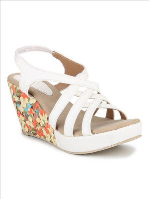 

Shoe Cloud Women White Wedges