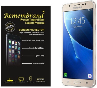 Remembrand Tempered Glass Guard for SM-J710F, Samsung Galaxy J7-6(Pack of 1)