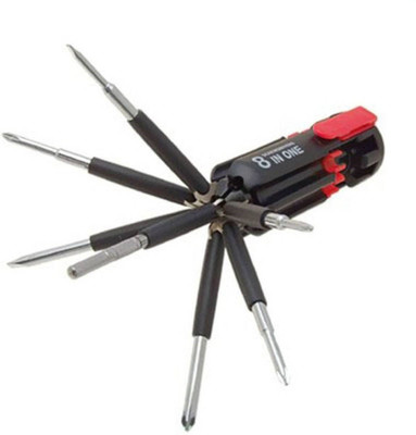 

Bruzone Premium Quality 8 in 1 B12 Standard Screwdriver Set(Pack of 1), Red;black