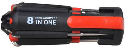 

Bruzone Best Quality 8 in 1 C03 Standard Screwdriver Set(Pack of 1), Red;black
