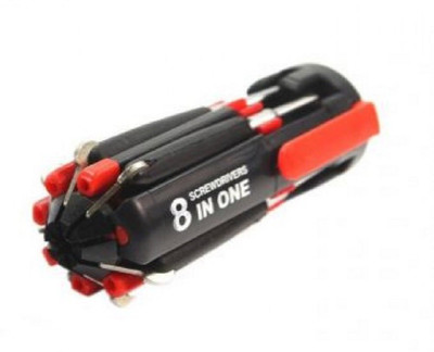 

Bruzone Best Quality 8 in 1 C15 Standard Screwdriver Set(Pack of 1), Red;black