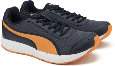 

Puma Rapple Running Shoes For Men(Navy, Peacoat-vibrant orange-white