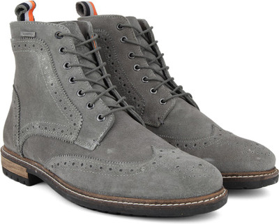 

Superdry BRAD BROGUE STAMFORD Boots For Men(Grey