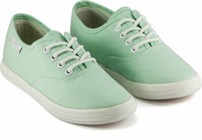 

DeVEE Go Simple & Solid Celadon Green Sneakers For Women(Green