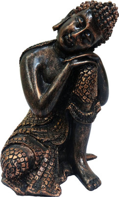 

FABZONE Antique Finish Lord Buddha Statue God Gautam Buddh Sculputer Handicraft Idol Diwali Decorative Spiritual Puja Vastu Showpiece Figurine - Religious Pooja Gift Item & Murti for Mandir / Temple / Home / Office Decorative Showpiece - 19 cm(Polyresin, 