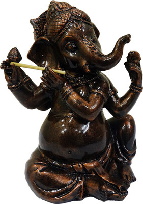 

FABZONE Antique Finish Lord Ganesha Statue Hindu Dev Ganpati and Siddhivinayak God Sculputer Handicraft Idol Diwali Decorative Spiritual Puja Vastu Showpiece Figurine - Religious Pooja Gift Item & Murti for Mandir / Temple / Home / Office Decorative Showp