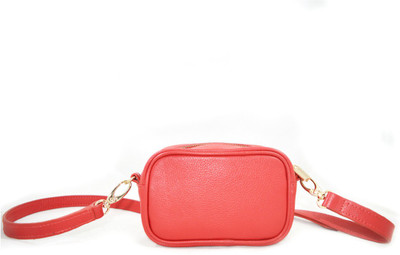 

Sophia Visconti Girls Casual Red Genuine Leather Sling Bag