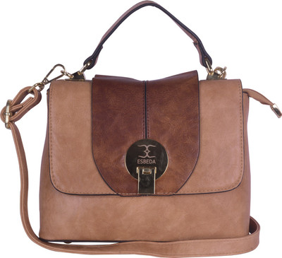 

ESBEDA Women Casual Brown Leatherette Sling Bag