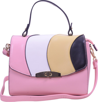 

ESBEDA Women Casual Pink Leatherette Sling Bag