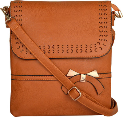 

Bagberry Women Brown PU Sling Bag