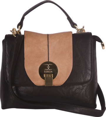 

ESBEDA Women Casual Black Leatherette Sling Bag