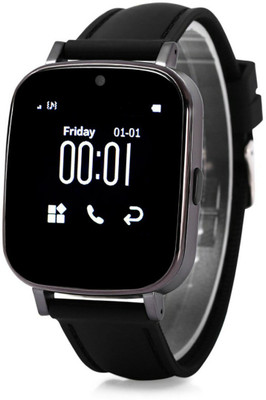 

prague AG9 Smartwatch with Built-in Camera , Sim Card slot and Memory Card Support Black Smartwatch(Black Strap Free Size)