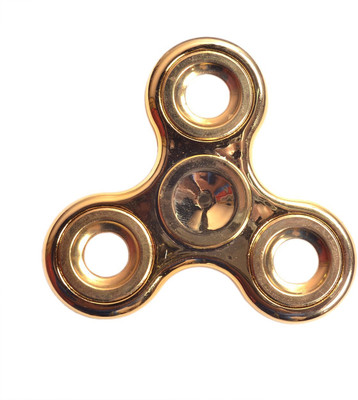 

Akky Akky Premium Hand Spinner Toy high speed With Hybrid Bearings Stress Buster Finger Senosrial Fidget Toy.(Gold)