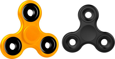 

meraakart fidget spinner combo high quality(Orange, Black)