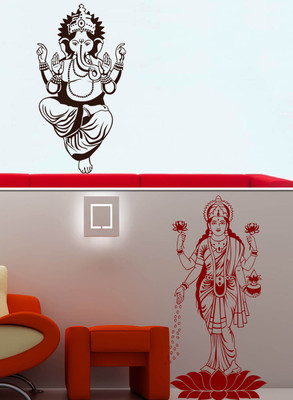 

Trends on Wall  Spiritual Sticker(Pack of 2, Brown;red