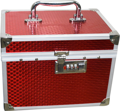 

Pride Star Elegant to store cosmetic itmes Vanity Box(Red)