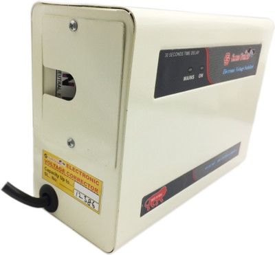 SafeGuard Stabilizer for AC 1.5 ton Metallic body SG400 Voltage Stabilizer(White)
