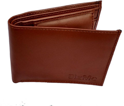 

Dizme Men Tan Artificial Leather Wallet(4 Card Slots), Dizmw4