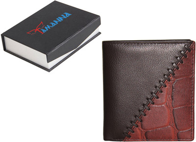 

Tamanna Men Brown Genuine Leather Wallet(6 Card Slots)
