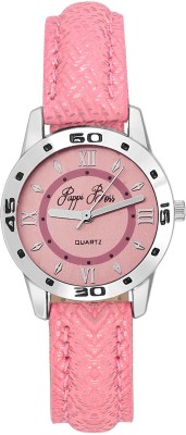 Pappi Boss Sober Pink Leather Cute Analog Watch  - For Women   Watches  (Pappi Boss)