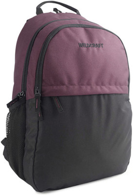 

Wildcraft Alter 20 L Medium Backpack(Black, Purple), Dark purple
