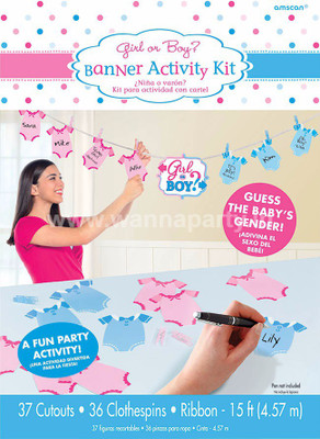 

Wanna Party Girl 'or' Boy Kit Banner Banner(5 ft, Pack of 1)