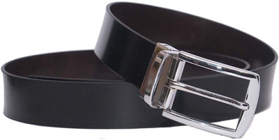 

Cyclone Men Casual Black Genuine Leather Reversible Belt