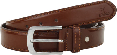 

K London Men Casual, Formal Brown Genuine Leather Belt