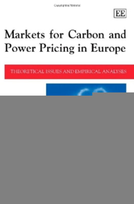 Markets for Carbon and Power Pricing in Europe(English, Hardcover, unknown)