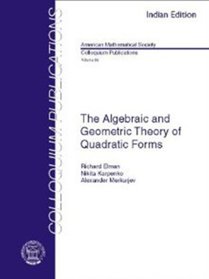 Algebraic And Geometric Theory Of Quadratic PB 1 Edition(English, Paperback, Elman R)
