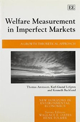 Welfare Measurement in Imperfect Markets(English, Hardcover, Aronsson Thomas)