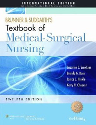 Brunner and Suddarth's Textbook of Medical-surgical Nursing (two-volume)(English, Hardcover, Smeltzer Suzanne C.)