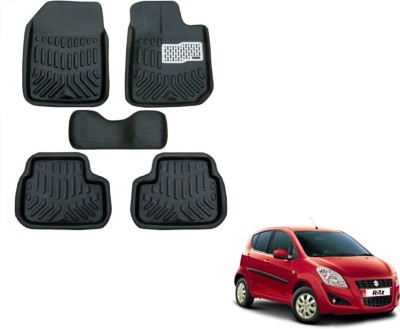 MOCKHE Plastic 3D Mat For  Maruti Suzuki Ritz(Black)